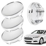 Lithyc 4 StüCk DIY-Nabenkappen - Radnabenkappen 60mm - Radnabenabdeckung - Nabenkappen - Geeignet für Radkappen mit AußEndurchmesser 60 Mm Innendurchmesser 56 Mm AutozubehöR (Plattierte Farbe)