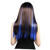 MAGICLULU 10St glattes Haar einclipsen bunte Pferdeschwanzverlängerung Clip für glattes Haar in Verlängerungen perücken Haarklammer Clip in glatte Haarverlängerungen Haarspange in Extensions