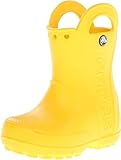 Crocs Handle It Rain Boot K, Unisex-Kinder Gummistiefel, Gelb (Yellow 014), 27/28 EU