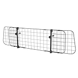 Kerbl Pet Autoschutzgitter, 96-145x30 cm, Kofferraumtrenngitter für den sicheren Transport von Hunden im Auto, Einfache Anbringung, Breite individuell einstellbar