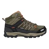 CMP Unisex Kinder Kids Rigel Mid Trekking Shoes Wp Wanderschuh, Olive Sage