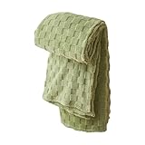 Generisch Kühlende Bettdecke, Kühltuch Kühlhandtuch Set, Sofortige Relief Eiskaltleichte Atmungsaktive Kühldecken kann Körper kühl haltenKuscheldecke & Sofadecke, Gegen Nachtsch,Grün,150x200cm