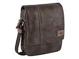 camel active bags Laos Herren Umhängetasche Messenger Bag Klein Braun