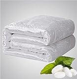 KJULKJKHJ Sommer-/Winter-Seidensteppdecke, chinesische Seidendecke, Bunte Bettdeckenfüllung, Natur-/Maulbeerseidendecke