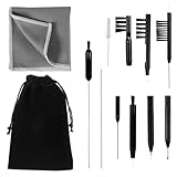 12-teiliges Hörgeräte-Reinigungsset, Reinigungsset Reinigungswerkzeug, Reinigungsset für Hörgeräte, Hörgeräte-Reinigungswerkzeuge, Tragbar Hörgeräte Reinigungsset, Hörgerätebürsten zur Reinigung