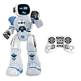 Xtrem Bots - Robbie | Roboter Kinder Programmieren Für Kinder | 50 Bewegungen | Blau | Roboter Kinder ab 6 Jahre | Kinder Roboter | Ferngesteuerte Roboter