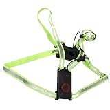 ZJchao LED -Brustlicht für den 90 ° -Verwinkel mit 8 Roten Lichtern und Reflektierender Streifen IP55 Wasserdicht für Nachtlauf Jogging Camping Wandern