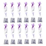 MAGICLULU 50 Stück Teiliges Lavendelsäckchen aus Atmungsaktivem Baumwoll Mesh mit Kordelzug Kleine Leere Duftbeutel für Getrocknete Kräuter Wiederverwendbar für Schrank Geschenkverpackung