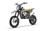 Elektrisches Motocross Beneo Motors Cross TRX Gelb – 60 cm³ Dirtbike Dirt Bike CrossBike DirtBike pocket 60cc Pitbike PocketBike Motocross Motorrad Motorbike