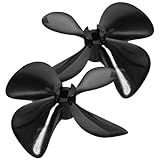 Toddmomy 1 Paar Hochleistungs Rc Boot Propeller Blättrig Robustes Pc Material für DIY Boote Installieren für Rc Boot Reparatur und Zubehör