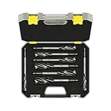 Meccion Professional Holzbohrer Set Schneckenbohrer Selbstvorschub Holzarbeiten Schlangenbohrer 10mm/12mm/14mm/16mm/18mm/20mm/22mm/25mm mit 1/4 Zoll Sechskantschaft