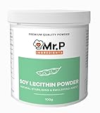 Mr.P Ingredients - Soja Lecithin 100g Pulver Stabilisator Emulgator Ideal für Schaum, Smoothies, Dressings, Backwaren, Desserts Glutenfrei Vegan Vegetarisch Halal Koscher