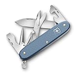 Victorinox Taschenmesser Pioneer X Alox Limited Edition 2026, 9 Funktionen, Mittel, Swiss Made, Multitool mit Schere, Inkl. Geschenkbox, Glacial Blue