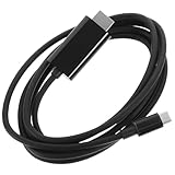 CAXUSD Type C zu Kabel Tpu Robust Tv Adapter Kabel für Smartphone Laptop Bildschirmübertragung Home Office Multimedia Präsentation Gaming