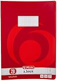 Herlitz 3322807 Schulheft (A4, kariert mit Rand, Lineatur 28) 16 Blatt, 10er Packung (A4. kariert mit Rand, Lineatur 28)