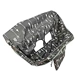 Einkaufswagenabdeckung Baby - Polyester, 25,59 x 16,54 Zoll, Sitz im Hängemattenstil mit Sicherheitsverdrahtung, waschbarer Schutz mit Tragetasche | Lebensmittel, Hochstühle