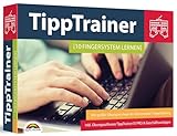 10 Finger Tippen für zu Hause am PC lernen - blind jedes Wort finden - Maschinenschreiben inkl. Tipp Trainer Software für den PC