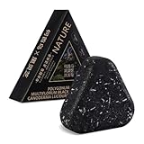 Triangle Shampoo Bar, Schwarzes Ganoderma Fünf Schwarzes Shampoo Seife Soap, Pflanzliches Festes Shampoo, Sanfte Reinigung und Nährende Pflege für Frauen und Männer, Beruhigt und Stärkt das Haar