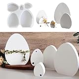 Silikonformen Gießformen Ostern, Silikonformen Gießformen, 5er Ostereier, DIY Easter Eggs, Gießformen Silikon, Silikonform Ostern, Silikonform Frühling,für DIY Ostereier Deko, Osterdeko (B)