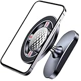 Golfwagen Handyhalter, Magnet Golfwagen Handyständer Für Fitnessstudio, Smartphone Halterung, Golf Zubehör für Freunde Familie Golfer und Sportler