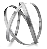 Bandsägeblätter Curve Sägeblatt für Holzsägen 1 Stück 1/2' Bandsägeblätter zum Schneiden von Hartholz, Metall 1425 1570 2240x13mm mit 6/14Tpi Bandsägeblatt M42 Bimetall(8-12Tpi,2240mm)