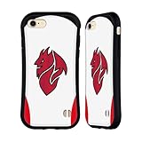 Head Case Designs Offizielle AC Milan Away 2025/26 Wappen-Set Hybride Handyhülle Hülle Huelle kompatibel mit Apple iPhone 7/8 / SE 2020 & 2022