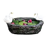 pflanzer Kreative Hydroponik Schwan Blumentopf Große Kaliber Seerose Schüssel Garten Dekoration Hof Balkon Ornamente Blume pflanze töpfe