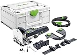 Festool Dübelfräse DF 500 Q-Set DOMINO (mit DOMINO Fräser, Zusatzanschlag, Leistenanschlag, Queranschlag, Gabelschlüssel), im Systainer