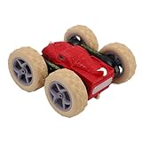 Jauarta Fernbedienungsstunt-Auto, 2,4 G Drift Dinosaurier-Offroad-Rennspielzeug, LED Cool Light, 360 Rotation, Doppelseitiges Fahren, Überraschungskinder