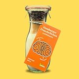 Hamburger Franzbrötchen Backmischung mit Fairafric Schokodrops im Glas, vegan mit nachhaltigen und regionalen Zutaten