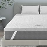 BedStory 7cm Höhe Topper 180x200cm,2in1 Härtegrade H2&H3 Matratzentopper,7-Zonen-Matratzenauflage aus Kaltschaum, Matratzentopper für Boxspringbett Wohnwagen Schlafsofa