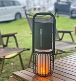 Kursoaya Camping Laterne, 4-in-1 LED-Laterne wiederaufladbar, Außenlautsprecher IPX5 Wasserdicht, 3 Lichtmodi, 8000mAh Kabelloses Campinglicht für Stromausfälle, Notfall, Party, Wandern (Grün)