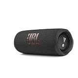 JBL Flip 6 Bluetooth Box in Schwarz – Wasserdichter, tragbarer Lautsprecher mit 2-Wege-Lautsprechersystem für kraftvollen Sound – Bis zu 12 Stunden kabellos Musik abspielen