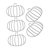 HOLIDYOYO Halloween Drahtkranzrahmen Kürbisform Robustes Eisen für DIY Herbst Dekorationen Thanksgiving Halloween Türkranz Rahmen