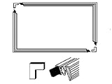 Europart - Türdichtungen Set für Kühlschrank 1300 x 700 mm