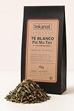 Weißer Tee (Pai Mu Tan) 50g | Sanfter, aromatischer und antioxidativer Tee | Entspannend & Zart | INKANAT
