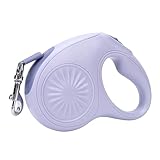 Haofy Ausziehbare Leinen, Griff, 3 Gänge, Einziehbare Länge, Strapazierfähig, rutschfest, für Mittelgroße und Kleine Welpen, Lange Spaziergänge Im Freien, Training, Teleskopische Steuerung,