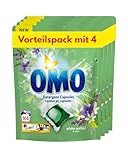 OMO Weiße Orchidee Waschkapseln – Kraftvolle Fleckenentfernung, langanhaltende Frische für bis zu 14 Tage, Alles-in-einem Geruchskontrolle, Kaltwaschmittel-kompatibel – 168 Kapseln (42 x 4 Packungen)