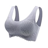 Haltungskorrektur BH, Spitzenunterwäsche Wmbra BH Original Keine Felgen Comfy Haltungskorrektur Rücken BH Damen Comfy Bra Verstellbarer Push Up BH Dünn