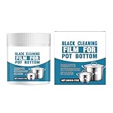 Edelstahlreiniger, Multifunktionaler Kraftreiniger Für Küche, Entfernt Eingebranntes Ohne Kratzer, Fleckenentferner Für Edelstahl Kochgeschirr