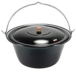 GRILLPLANET Gulaschkessel 22 Liter und Deckel