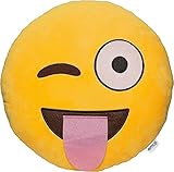 Vnnigmn Niedliches Emoji-Kissen Emoji-Puppe Emoji-Kissen, dekorativ, Spielzeug, Geburtstag, Geschenk, Heimdekoration