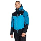 Dare 2b Embodied Herren-Skijacke, wasserdichtes und atmungsaktives Recyclingmaterial, Schneefang, getapte Nähte, 2 untere Reißverschlusstaschen, verstellbare technische Kapuze