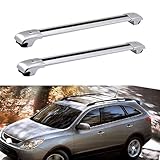 JUNYEW 2 Stück Aluminium Dachträger Relingträger für Hyundai IX55 2008-2017,Dachgepäckträger-Alu Relingträger,für Fahrradträger,Dachboxen Oder Als Skihalter,B