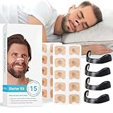 30 Stück Intake Breathing Nasal Strip, Intake Breathing Magnet,Nasenpflaster,Magnetischer Anti-Schnarch-Nasenstreifen,Impulse Breathing,Intake Breathing Besser Atmen Durch Nase Magneten Magnetisch