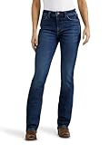 Wrangler Western Damen Retro Bailey Bootcut Jeans mit hohem Bund, Blau, Size:24, Inseam:32