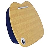 Generic Schoßschreibtisch für Laptop mit Kissen, Laptop -Schoßschreibtisch Tragbares Lernschreiber Tisch Schoßschktisch Betttisch Haus Im Freien für Büro oder Schlafsaal, 15.8x11.8in (Blue)
