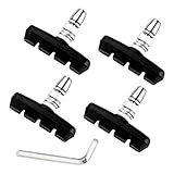 CNC V-Brake Bremsschuhe,2 Paar-55mm V-Brake Bremsbeläge,Schwarz.
