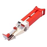 TAPMING Automatikpflanzer 2.4L Stainless Steel Handheld Garten Metall Präzision Sämaschine Gemüse Manuell Einstellbar Pflanzer Mit 1 Brush Und 5 Molds