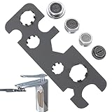 Wasserhahn Perlatoren Schlüssel 9-in-1,Edelstahl Badewannen Wasserhahn Perlatoren Schlüssel | Für Hausbesitzer Klempner Wartungspersonal Dusche Badezimmer Waschbecken